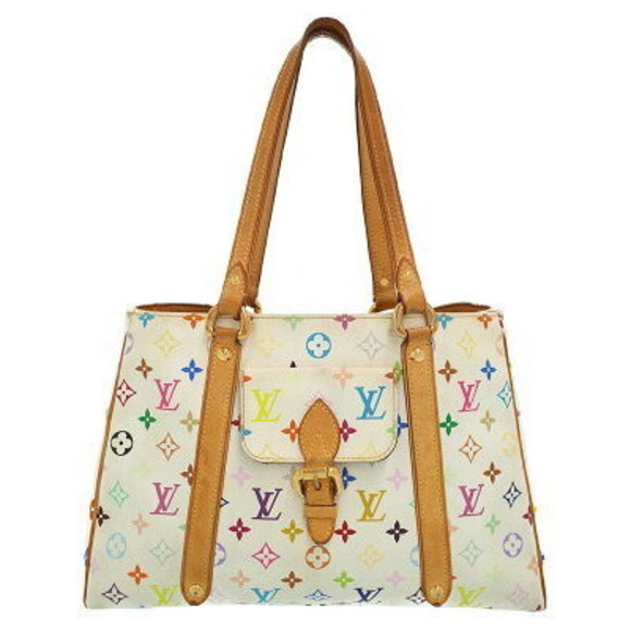 Louis Vuitton Multicolor Aurelia MM Tote Bag - Picture 1 of 8
